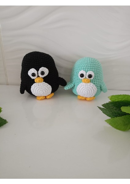 Design By Oykum 2'li Amigurumi Oyuncak Penguenler Uyku Arkadaşı