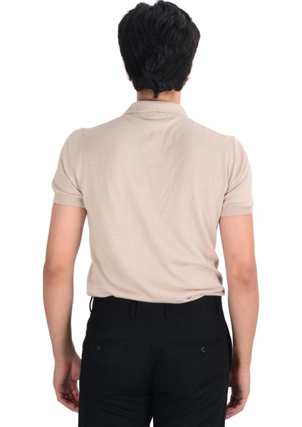 Cengiz Inler Yarım Fermuarlı Merserize Erkek Triko T-Shirt fırsatları