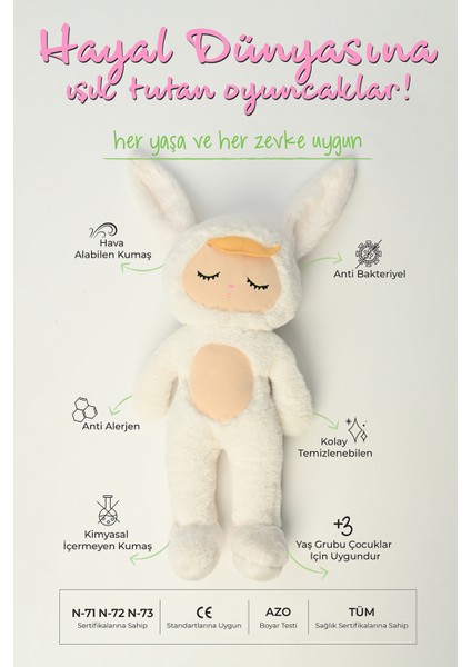 Peluş Uyuyan Bebek Serisi (45 Cm)