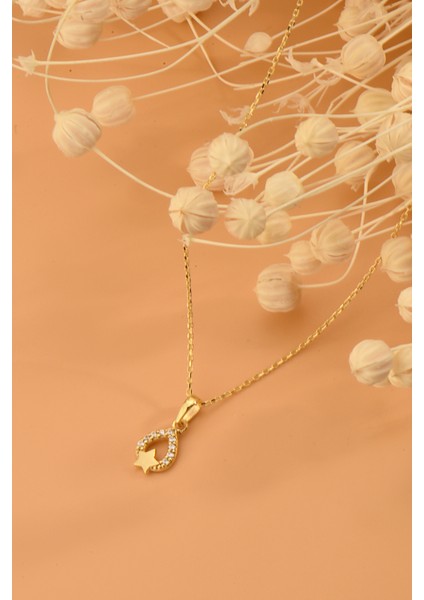 Damla Yıldız Altın Kolye CGKKLY109