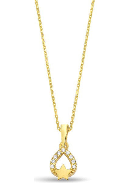 Damla Yıldız Altın Kolye CGKKLY109 fiyatları