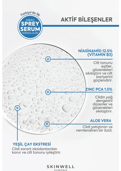 & Yoğun Nemlendirici Yüz Bakım Sprey Serum 100 ml