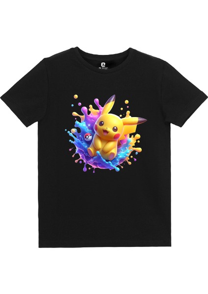 Pikachu Baskılı T-Shirt