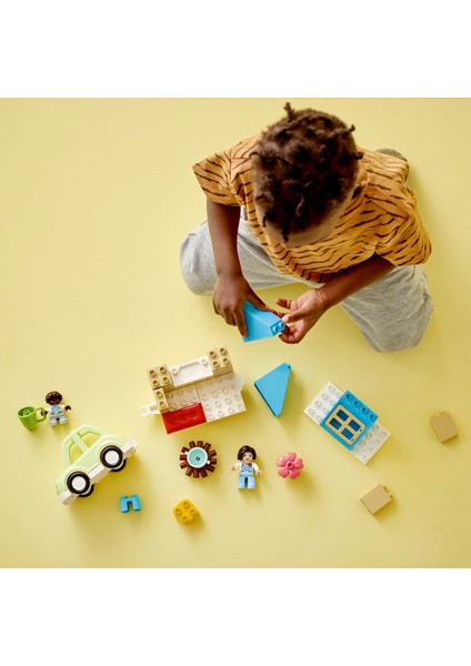 ® Duplo Kasabası Tekerlekli Aile Evi 10986 2 Yaş ve Üzeri Için Yaratıcı Oyuncak Yapım Seti (31 Parça)