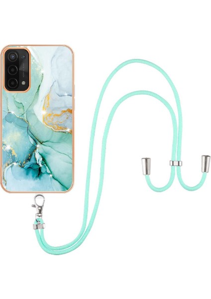 Oppo A93 5G/A93S 5g Mermer Anti-Scratch Yumuşak Tampon Crossbody Için Kılıf (Yurt Dışından)