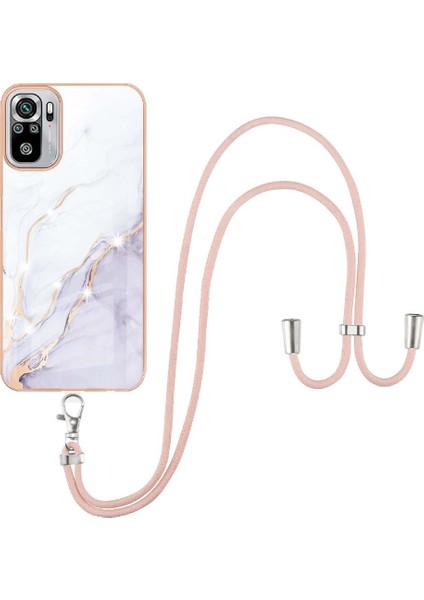 Xiaomi Redmi Için Not 10 4g Tampon Mermer Crossbody Kordon Askısı (Yurt Dışından) modelleri