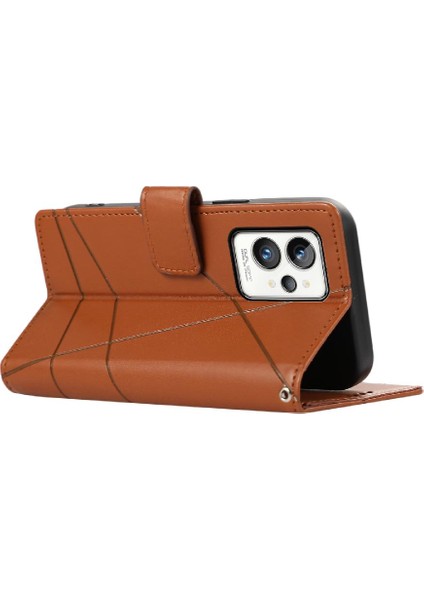 Realme Gt 2 Pro Için Flip Case Darbeye Kickstand Şok Emici Üç (Yurt Dışından) indirimleri