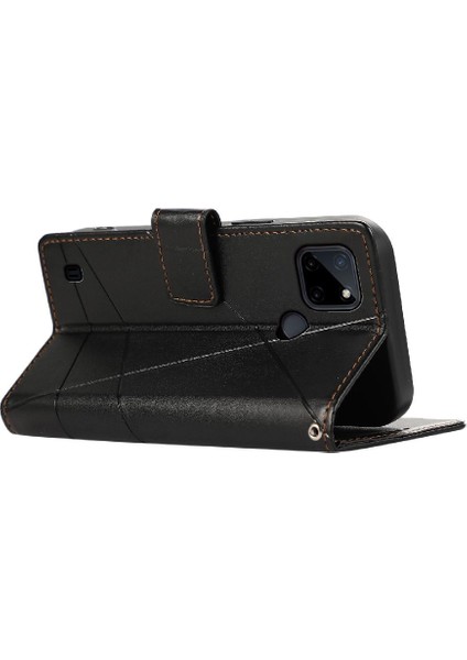 Realme C21Y Üç Kart Yuvaları Için Flip Case Kickstand Darbeye Şok (Yurt Dışından) indirimleri