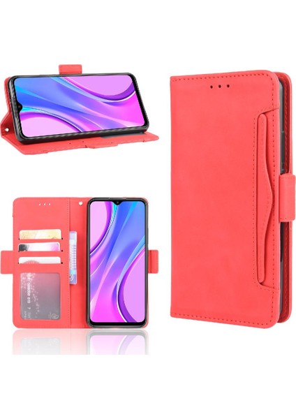 Xiaomi Redmi 9 Için Kılıf Ayarlanabilir Ayrılabilir Kart Tutucu Manyetik Kapatma Deri Cüzdan Kapak (Yurt Dışından) fiyatları