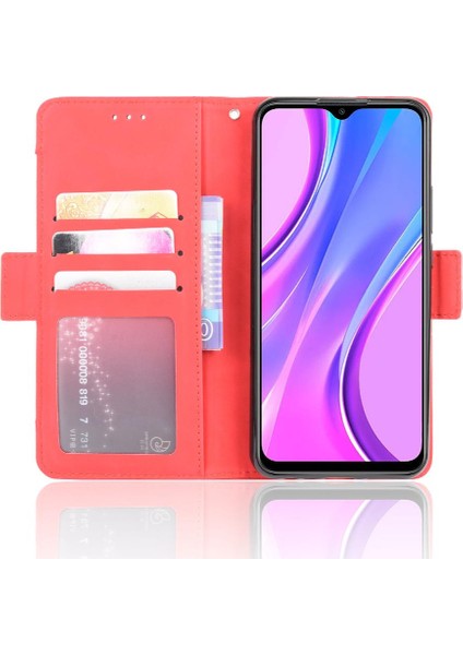 Xiaomi Redmi 9 Için Kılıf Ayarlanabilir Ayrılabilir Kart Tutucu Manyetik Kapatma Deri Cüzdan Kapak (Yurt Dışından) indirimleri