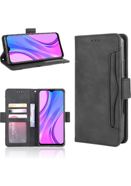Xiaomi Redmi 9 Için Kılıf Ayarlanabilir Ayrılabilir Kart Tutucu Manyetik Kapatma Deri Cüzdan Kapak (Yurt Dışından) fiyatları