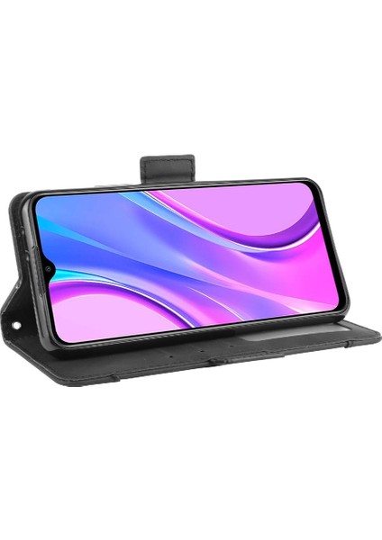 Xiaomi Redmi 9 Için Kılıf Ayarlanabilir Ayrılabilir Kart Tutucu Manyetik Kapatma Deri Cüzdan Kapak (Yurt Dışından) fırsatları