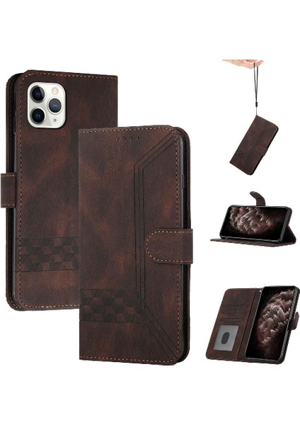 Kullanışlı Stand Özelliği Ile Iphone 11 Pro Cüzdan Kılıf Pu Deri Kart Kapağı Ile Uyumlu (Yurt Dışından)