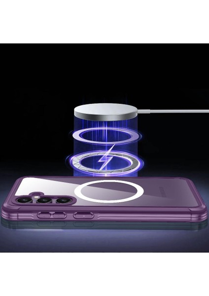 Samsung Galaxy S23 Fe Için Miracase Manyetik Kılıf Ile Tamamen Şeffaf (Yurt Dışından)