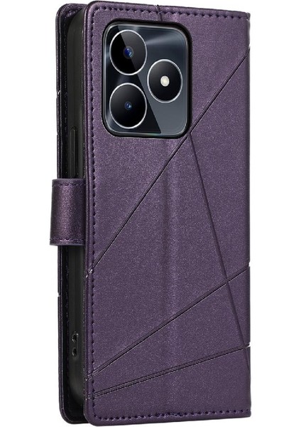 Realme C53 Üç Kart Yuvaları Için Flip Case Kickstand Darbeye Şok (Yurt Dışından) indirimleri
