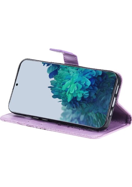 Samsung Galaxy S22 Artı Pu Deri Flip Kickstand Darbeye Ile (Yurt Dışından)