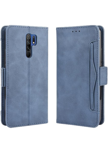 Xiaomi Redmi 9 Için Kılıf Ayarlanabilir Ayrılabilir Kart Tutucu Manyetik Kapatma Deri Cüzdan Kapak (Yurt Dışından) modelleri