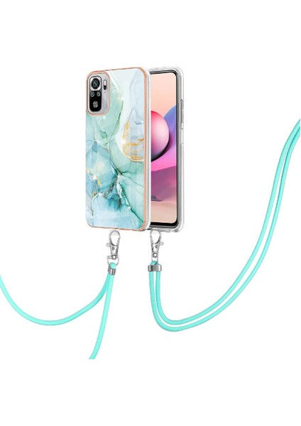 Xiaomi Redmi Için Not 10 4g Tampon Mermer Crossbody Kordon Askısı (Yurt Dışından)
