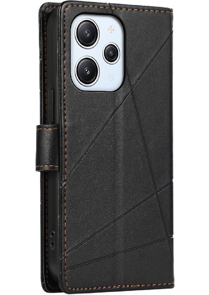 Xiaomi Redmi 12 Için Flip Case Şok Emici Kickstand Darbeye Üç (Yurt Dışından) indirimleri