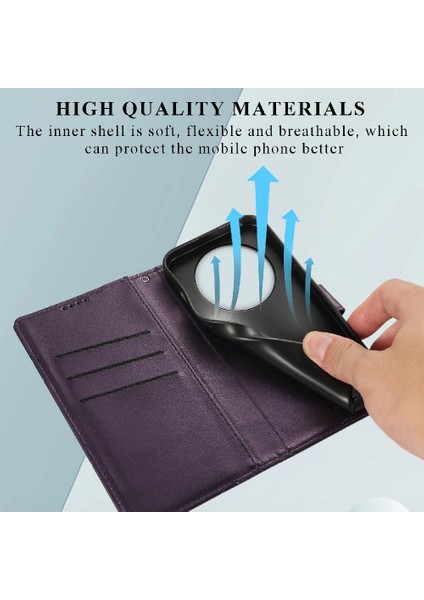 Xiaomi Redmi A3 Için Flip Case Üç Kart Yuvaları Şok Emici Kickstand (Yurt Dışından) indirimleri