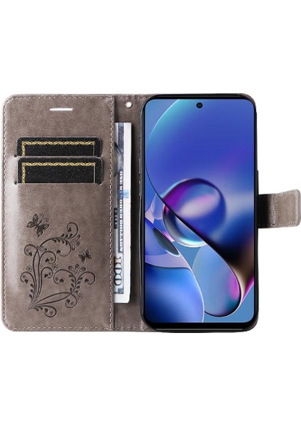 Motorola Moto G54 5g Pu Deri Flip Kickstand Için Kılıf Kart Yuvası ile (Yurt Dışından) modelleri