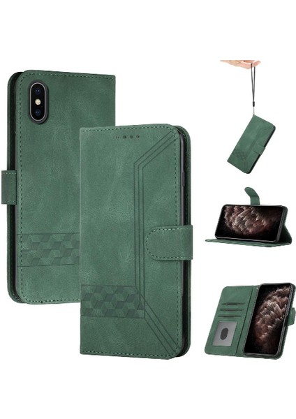 Kullanışlı Stand Özelliği Ile Iphone X/xs Cüzdan Kılıf Pu Deri Kart Kapağı Ile Uyumlu (Yurt Dışından)