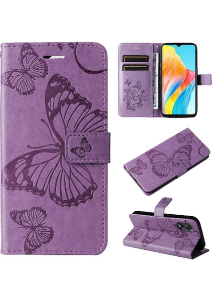 Oppo A38 4G/A18 4g Manyetik Kapak Darbeye Kapak Flip Kickstand (Yurt Dışından)