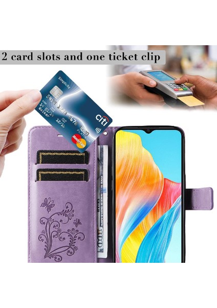 Oppo A38 4G/A18 4g Manyetik Kapak Darbeye Kapak Flip Kickstand (Yurt Dışından)