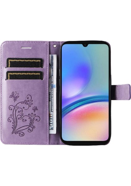 Samsung Galaxy A05S Için Kılıf Kart Yuvası Standı ile Pu Deri Kapak Çevirin (Yurt Dışından) fırsatları