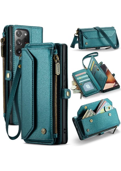 Kadın Faturaları Için Samsung Galaxy NOTE20 Ultra Cüzdan Kılıf Için Crossbody Durumda (Yurt Dışından)