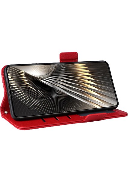 Xiaomi Poco F6 Manyetik Kart Yuvaları Tutucu Yan Toka Pu Deri (Yurt Dışından) modelleri
