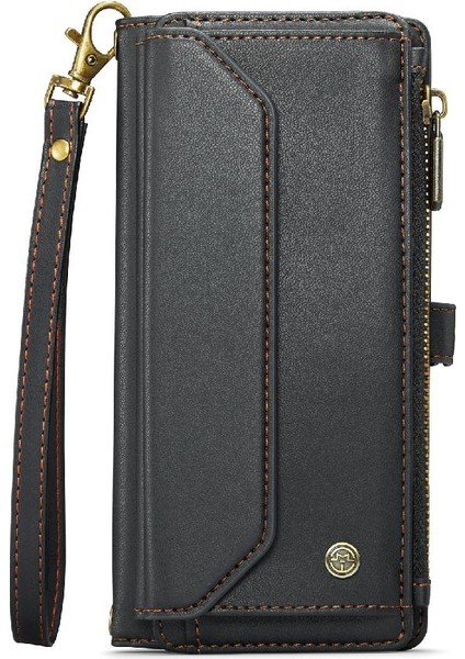 YH Mall Samsung Galaxy Z Için Crossbody Durumda Kat 3 5g Kılıf Cüzdan Fermuar Faturaları Için (Yurt Dışından)