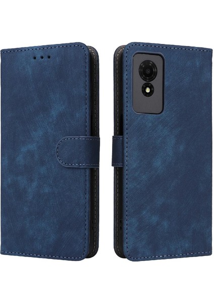 Tcl 501 4g Rfid Engelleme Kart Yuvaları Için Kılıf Kapak Flip Folio Cüzdan Pu (Yurt Dışından)