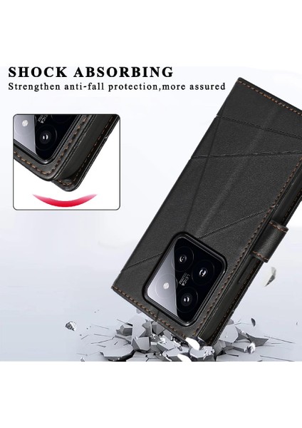 Xiaomi 14 Pro Üç Kart Yuvaları Için Flip Case Kickstand Darbeye Şok (Yurt Dışından) indirimleri