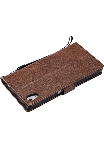 Sony Xperia Z5 Yüksek Kaliteli Deri Klasik Düz Renk ile Flip Case (Yurt Dışından) fırsatları
