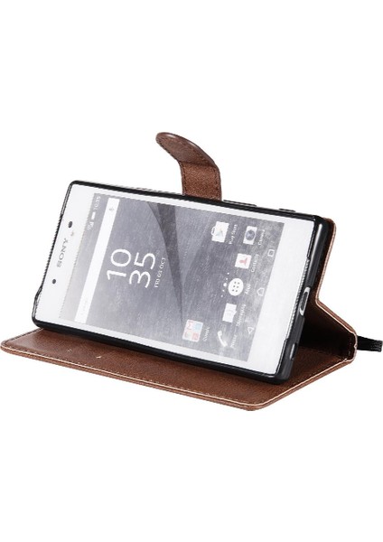 Sony Xperia Z5 Yüksek Kaliteli Deri Klasik Düz Renk ile Flip Case (Yurt Dışından) indirimleri