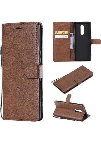 Kart Yuvası Iş Cüzdan Telefon Kılıfı ile Sony Xperia Xz4 Için Flip Case (Yurt Dışından)