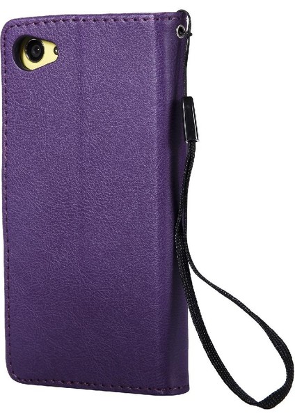 Sony Xperia Z5 Mini Klasik Düz Renk Için Flip Case Kart Yuvası ile Telefon (Yurt Dışından) fırsatları