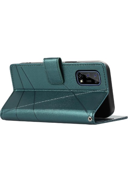 Realme 7 5g Kickstand Üç Kart Yuvaları Için Flip Case Darbeye Şok (Yurt Dışından) indirimleri