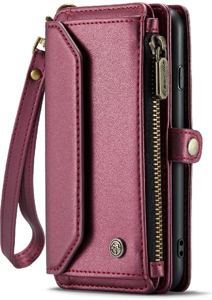 Kadınlar Için Crossbody Durumda iphone 6/6s Cüzdan Durumda Fermuar Faturaları Yuvası (Yurt Dışından)