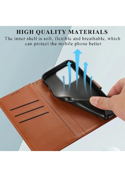 Xiaomi Redmi 10C Şok Emici Kickstand Üç Kart Yuvaları Için Flip Case (Yurt Dışından)