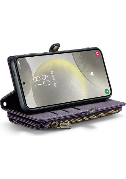 Kadınlar Için Crossbody Durumda Samsung Galaxy S24 Cüzdan Durumda Kart Tutucu (Yurt Dışından)