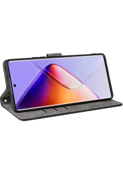 Infinix Not 40 Pro 4G/X6850 Pu Deri Flip Folio Cüzdan Kapatma Için Kılıf (Yurt Dışından)