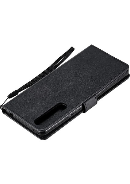 Kart Yuvası Klasik ile Sony Xperia1 Ii Yüksek Kaliteli Deri Için Flip Case (Yurt Dışından)