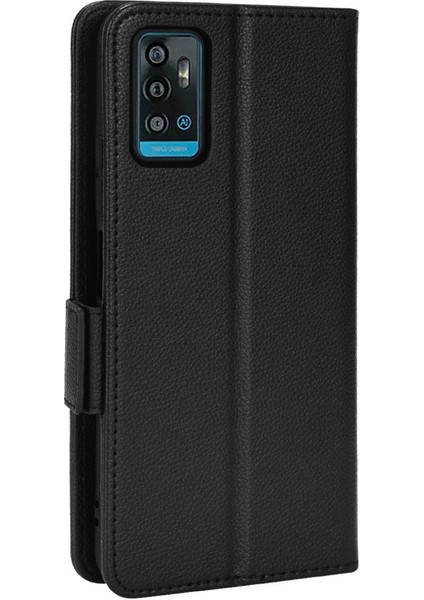 Zte Blade A71 Yan Toka Manyetik Cüzdan Pu Deri Kart Yuvaları (Yurt Dışından)