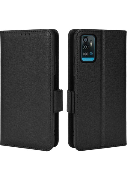 Zte Blade A71 Yan Toka Manyetik Cüzdan Pu Deri Kart Yuvaları (Yurt Dışından)