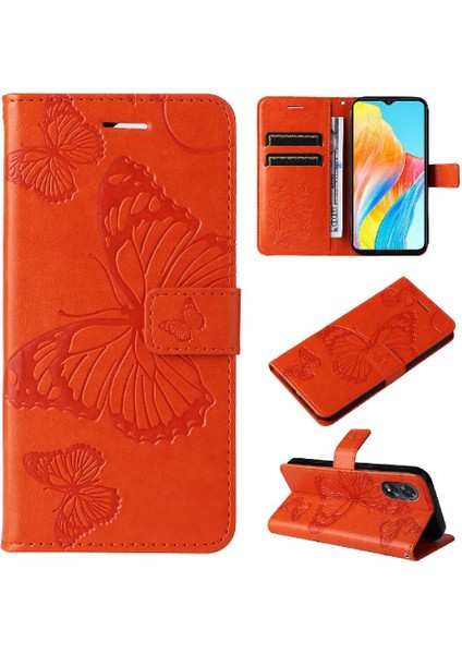 Oppo A38 4G/A18 4g Manyetik Kapak Darbeye Kapak Flip Kickstand (Yurt Dışından)