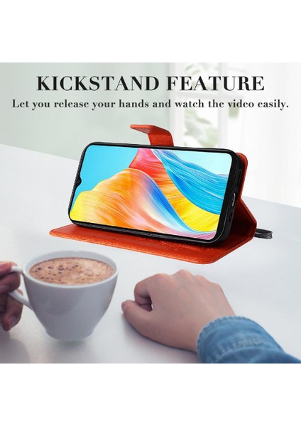 Oppo A38 4G/A18 4g Manyetik Kapak Darbeye Kapak Flip Kickstand (Yurt Dışından)