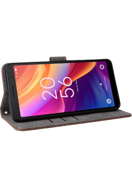 Tcl 501 4g Rfid Engelleme Kart Yuvaları Için Kılıf Kapak Flip Folio Cüzdan Pu (Yurt Dışından) fırsatları