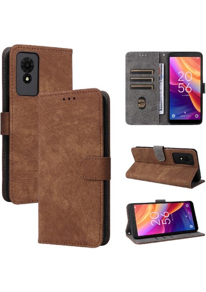 Tcl 501 4g Rfid Engelleme Kart Yuvaları Için Kılıf Kapak Flip Folio Cüzdan Pu (Yurt Dışından) indirimleri